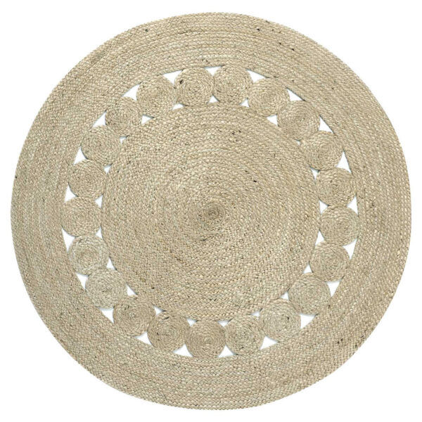 Χαλί γιούτα 1764 (150cm) light grey SilkFashion