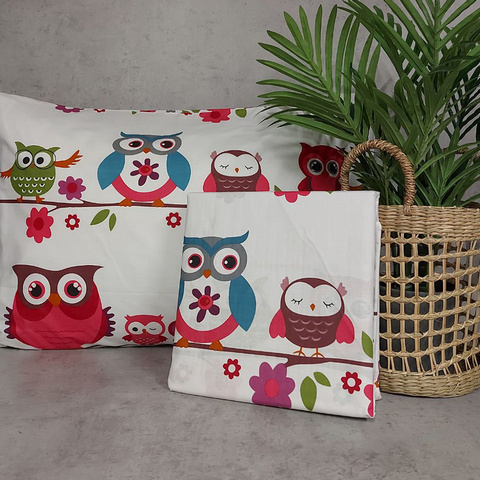 Προσθήκη στη Σύγκριση menu Astron Σετ Σεντόνια Cute Owls 170x260cm