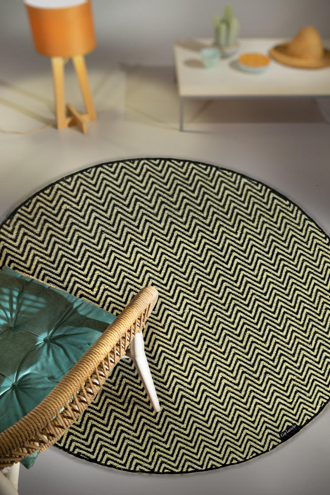 Χαλί Medal Washabi Στρογγυλό Χαλί Καλοκαιρινό (Φ150) Guy Laroche Medal washabi