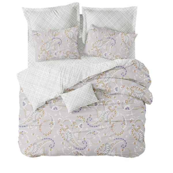 Luna Lilly Grey Bed Sheet Set