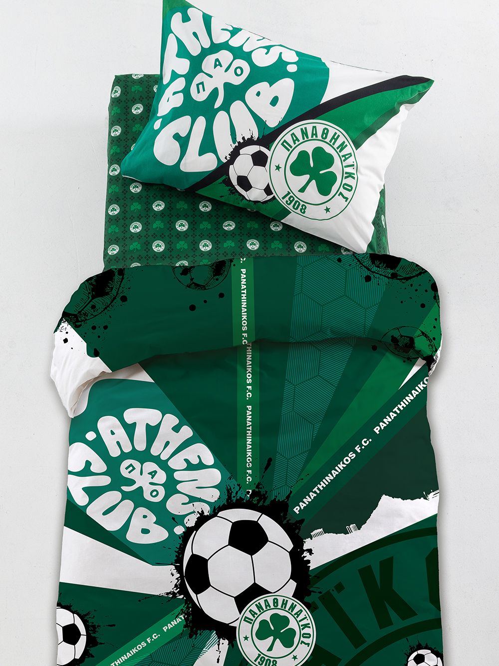 Σετ Μονά Σεντόνια Panathinaikos F.C. 170x260 FC12 Σετ Μονά Σεντόνια Panathinaikos F.C. 170x260 FC12